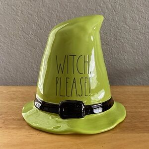 Rae Dunn Witch Please! Ceramic Halloween Decoration